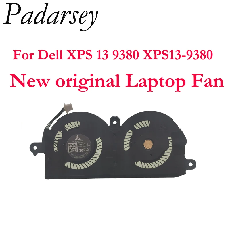جديد الأصلي لأجهزة الكمبيوتر المحمول Dell XPS 13 9380 XPS13-9380 وحدة المعالجة المركزية المبرد مروحة المبرد وحدة مروحة التبريد 0WCX2D WCX2D