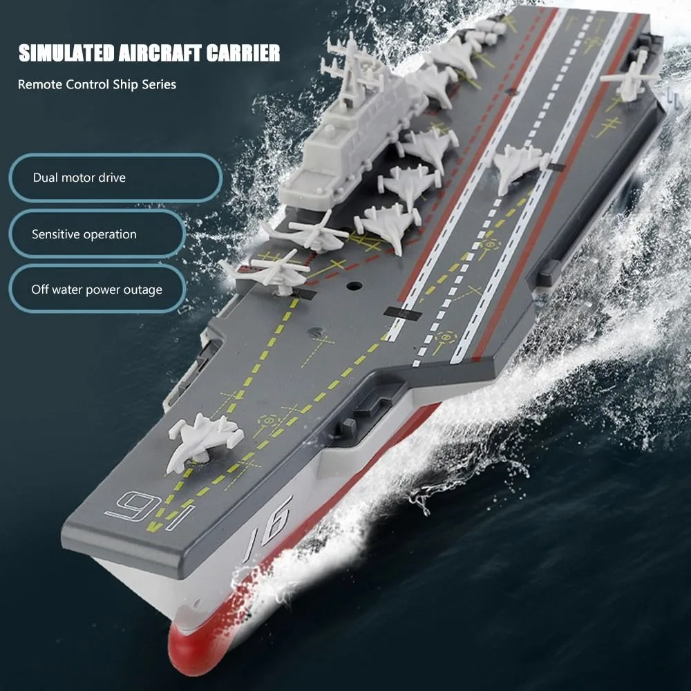 新しい高速リモコン船シミュレーション船子供のおもちゃ軍艦モデル水ゲームミニ戦艦男の子