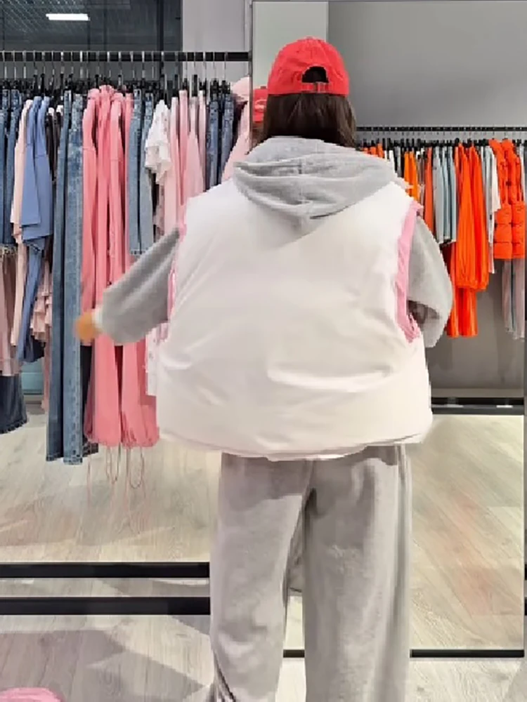 Wendbare, abnehmbare Kapuzenärmel, 2-in-1, wattierte Jacke, Oversized, dick, 2026, neuer Wintermantel, warm, schick, für Büro und Alltag, Damenmantel – Detail 9