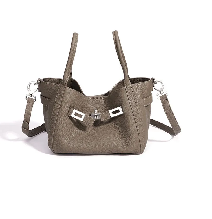 NIKI BAGS 2026 new women handbag cowhide leather hobo shoulder bag High-quality large-capacity commuting bag Shopping crossbody