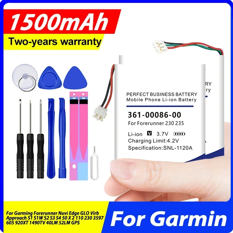 

Аккумулятор для Garming Forerunner Nuvi Edge GLO Virb Approach 110 230 3597 605 S1 S1W S2 S3 S4 50 X 2 920XT 1490TV 40LM 52LM GPS