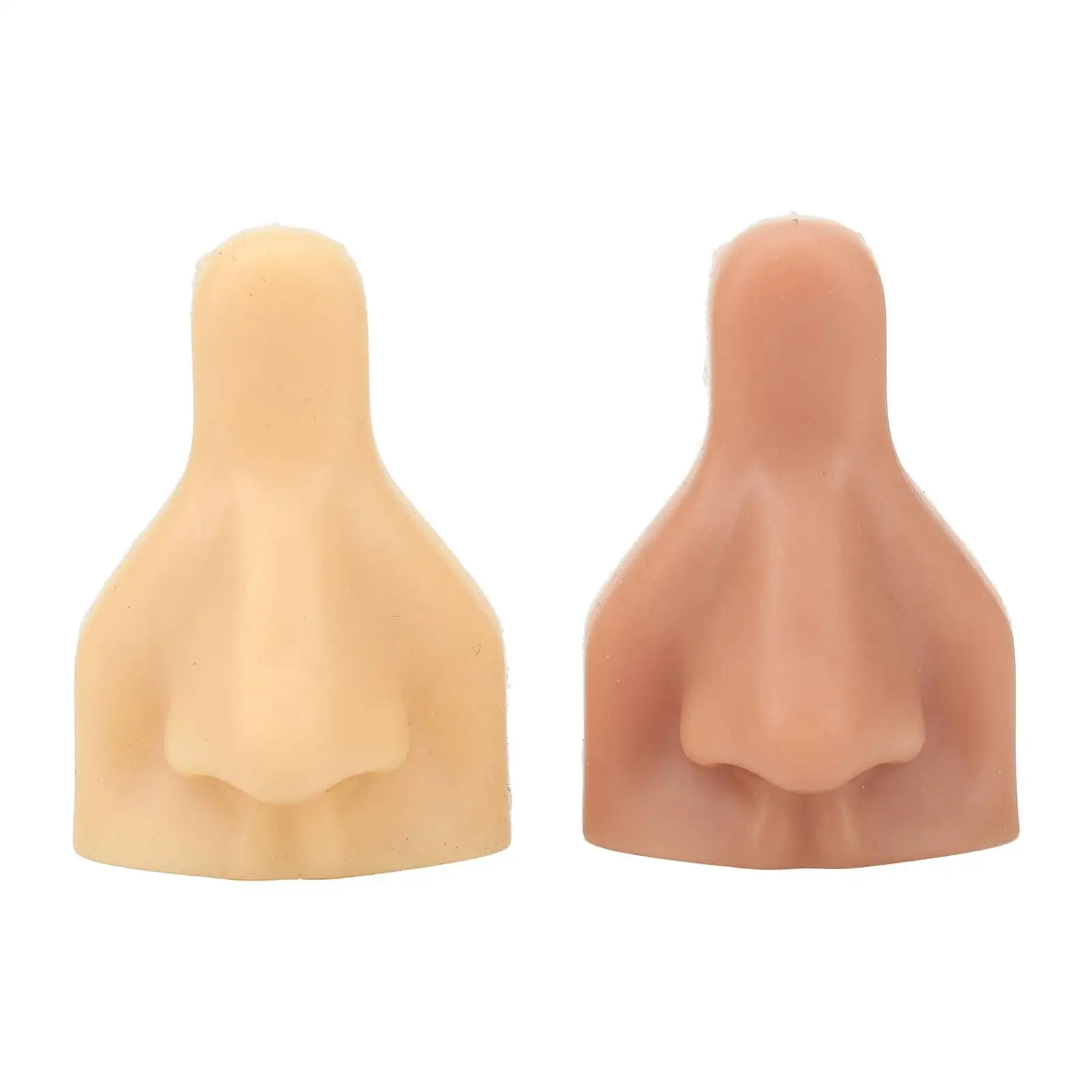 

Flexible Silicone Nose Display Model Light Skin Color 3D Structure for Suture Practice