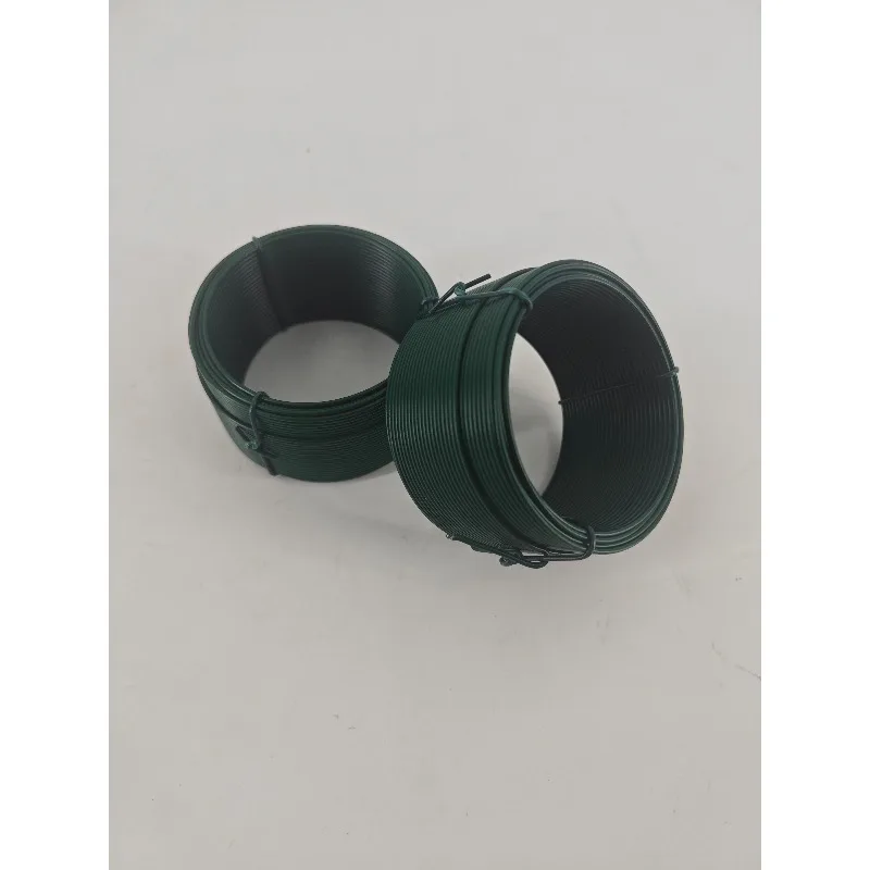 

Две упаковки железной проволоки с пластиковым покрытием, длина 25 м каждый, садовая проволока, крафтовая проволока, проволока для рукоделия.