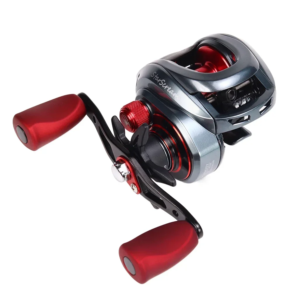 

JOSBY NEW Fishing Reel SS200 Bait Casting Magnetic Brake System 8KG Max Drag Gear Ratio 7.3:1 High Speed Baitcasting Wheel