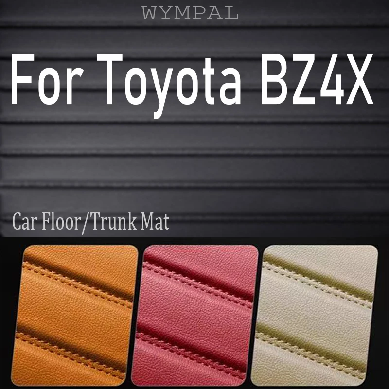 

Luxury Custom Car Floor Mats for Toyota BZ4X 2022 2023 all model auto Rug Carpet Footbridge Automobiles accessories styling
