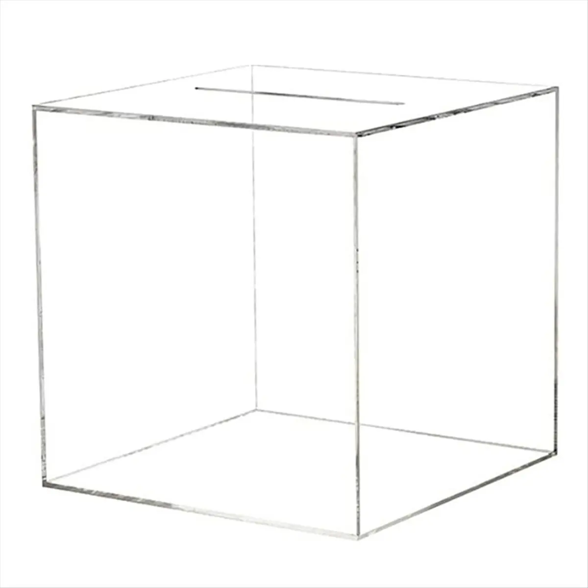 ABNQ Transparent Acrylic Piggy Bank, Unopenable Piggy Bank for Adults and Children, Table Gift for Friends