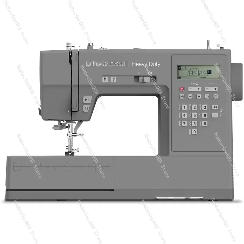 Electronic Heavy Duty Sewing Machine, 411 Stitch Applications, Sewing Made Easy, Large, Gray