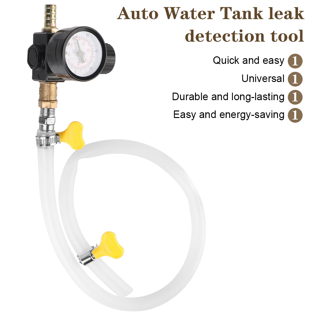 Avec jauge à cadran testeur de système de refroidissement de voiture de liquide de refroidissement automatique 0-150 PSI testeur de pression jauge détecteur universel de fuite de réservoir d'eau
