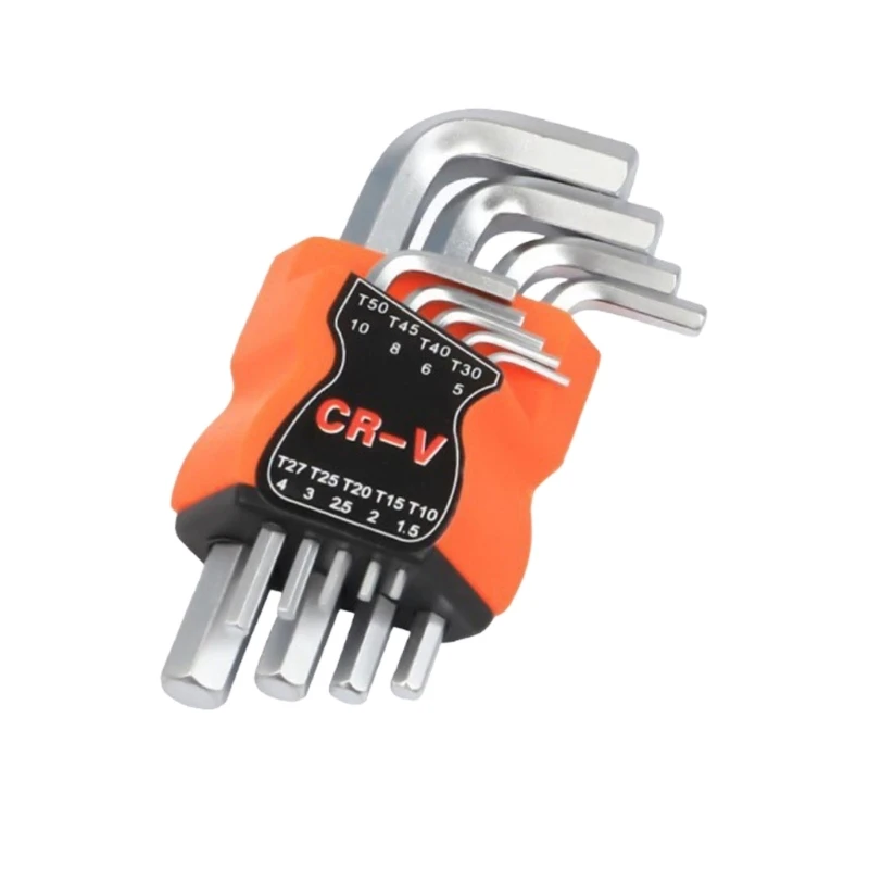 Professional L Type Screwdriver 9 Size Ergonomic Hand Tool For Machinery And Electronics