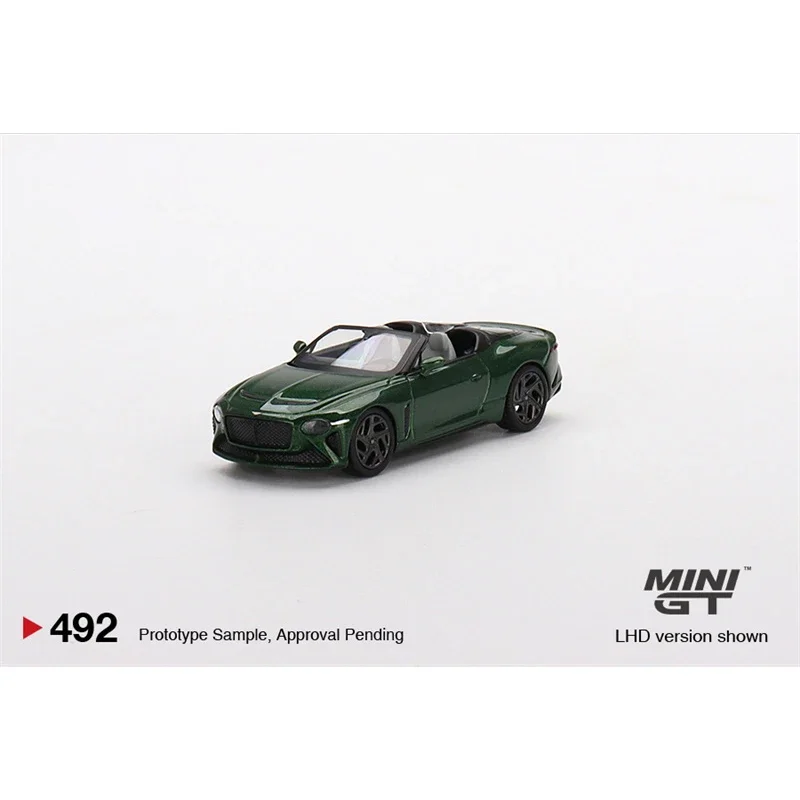 MINIGT 1:64 Mulliner Bacalar Scarab Green Diecast Diorama Car Model Toys 492 In Stock