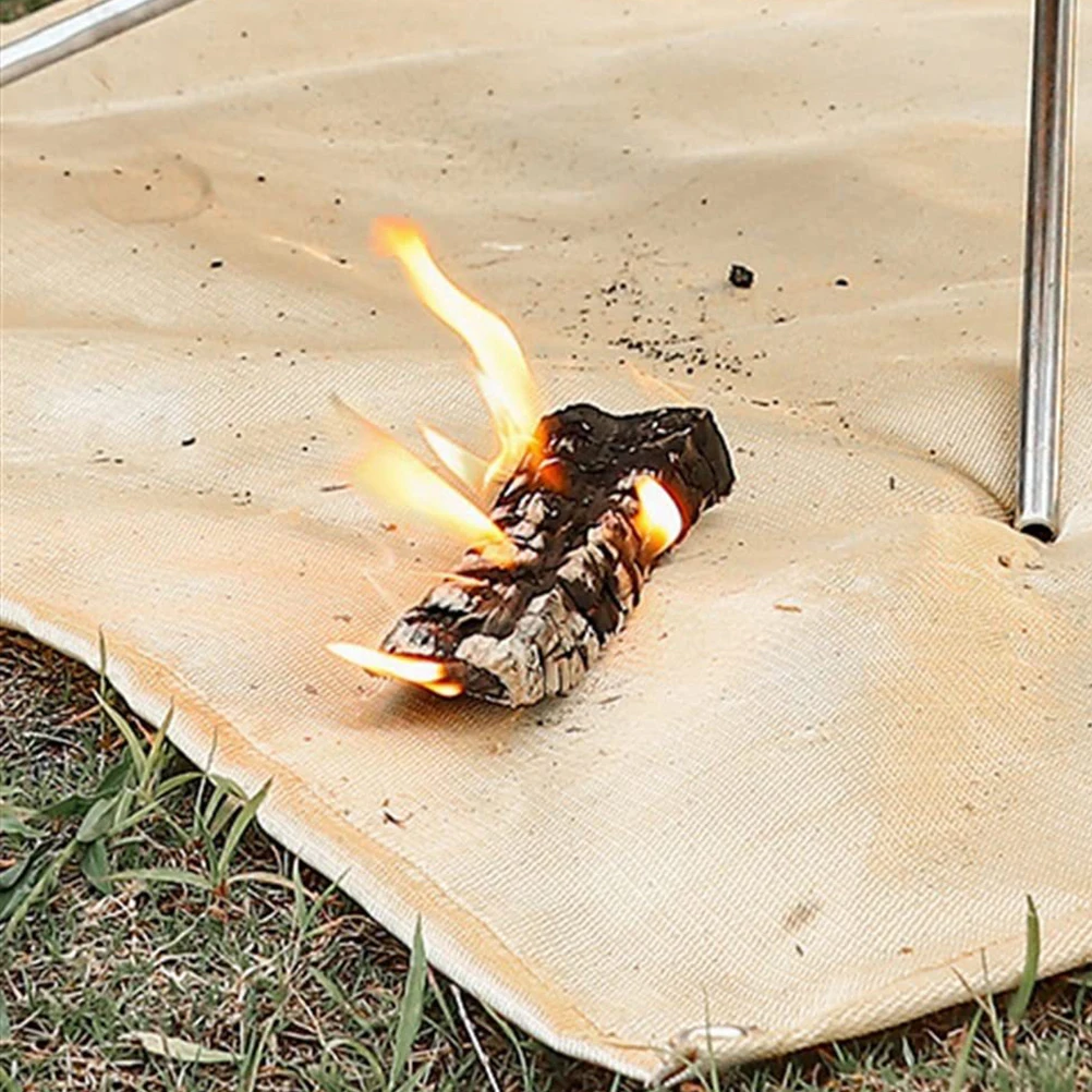 

Resistant Fire Blanket Thermal Insulation Pad Heavy Duty Welding Fireproof Accessories Outdoor