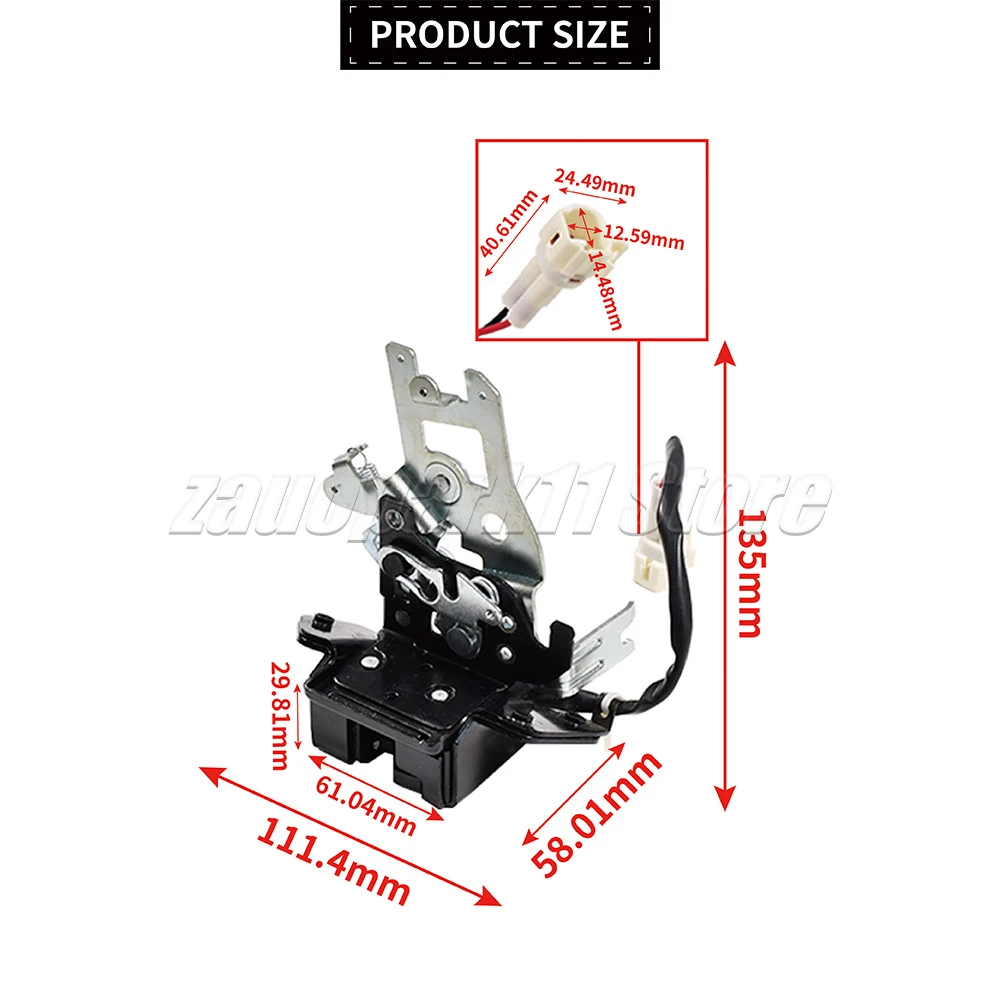 For Toyota Sequoia 2001-2007 693010C010 931861 Tailgate Hatch Liftgate Lock Actuator Rear Door Latch 931-861 69301-0C010