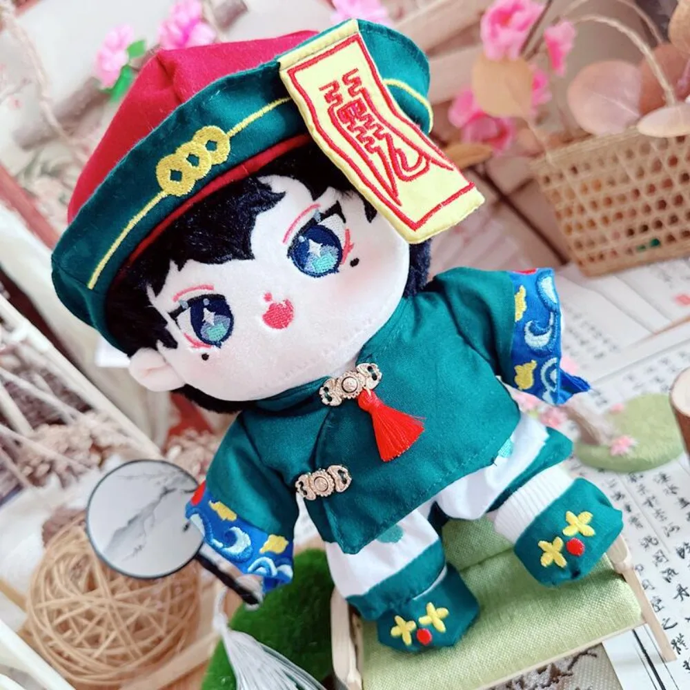 Cosplay Halloween Cotton Doll Clothes Set Dress Up Kawaii Cotton Doll Zombie Suit Fashion Green Plush Dolls Clothes