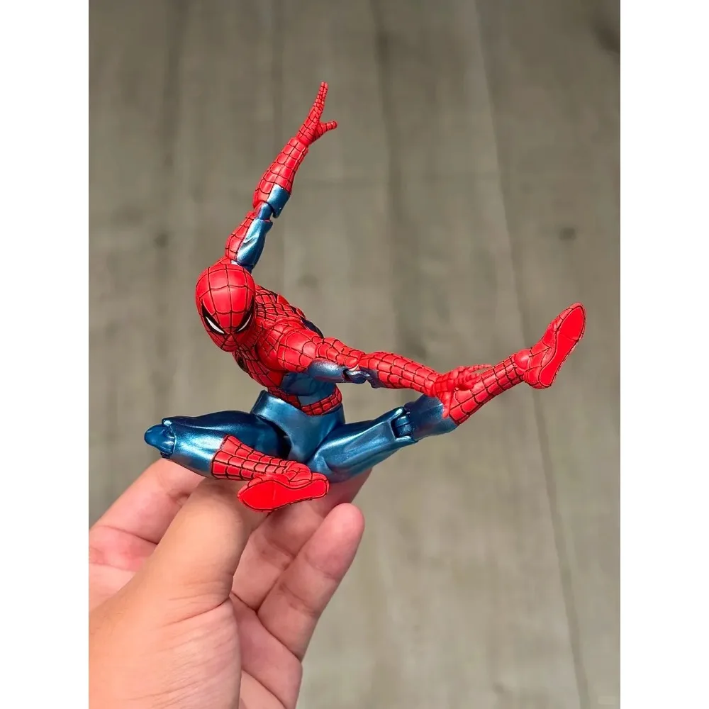 Spiderman Mafex 075 Figure The Anazing Spider-Man Comic Ver Mafex 185 Anime Action Figure Figurine Gifts Toys