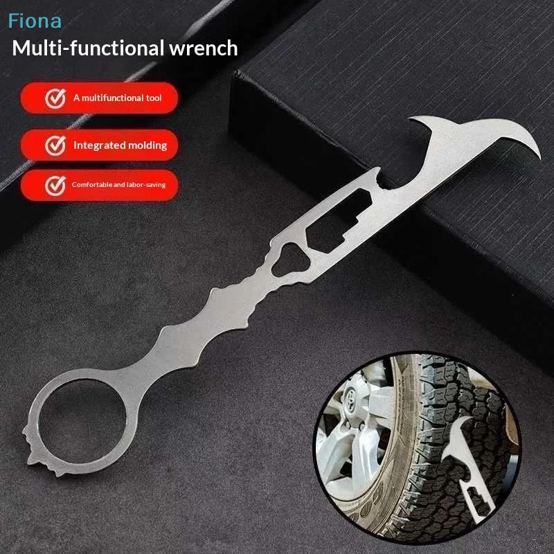 

✔6 In 1 Car Tire Stone Remover Hook Multifun Auto Tyre Rock Picker Car Tire Rock Remover Wrench For Motor Bike Wheel Outdoor