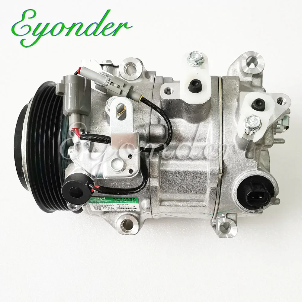 Compressor da bomba de refrigeração AC, polia 6PK, PV6 7SAS17C para Toyota Camry V70, 8832042150, 88320-42150