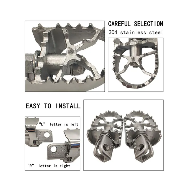 Reverse Automatic Folding Design Pedal Motor Left Side Foot Rest Pedal Motorcycle Parts & Accessories Foot Pegs view 6