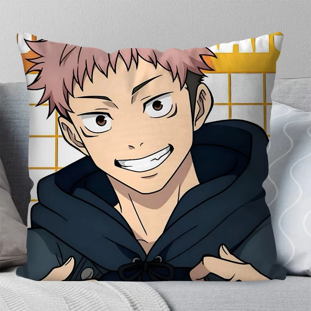 Anime I-Itadori Pillow Case, Pop Culture Character Accent for Streamer Background Sets and Youth Entertainment Zone Updates