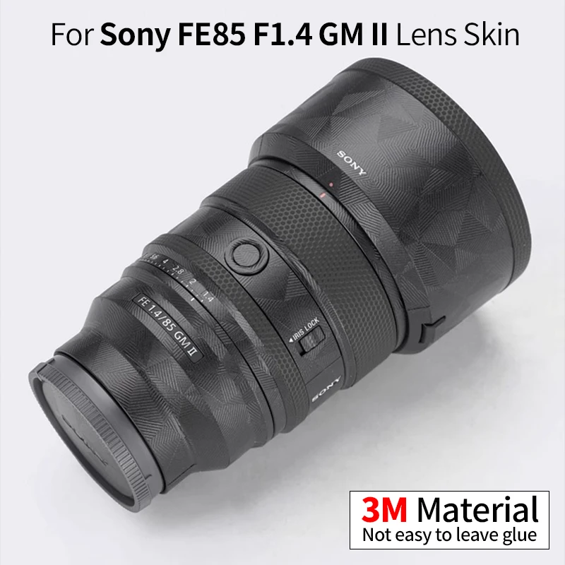 

Для Sony 85 1 4 gm ii Кожа Sony FE 85 F1.4 GM II Кожа объектива камеры Защитная пленка для камеры против царапин Больше цветов