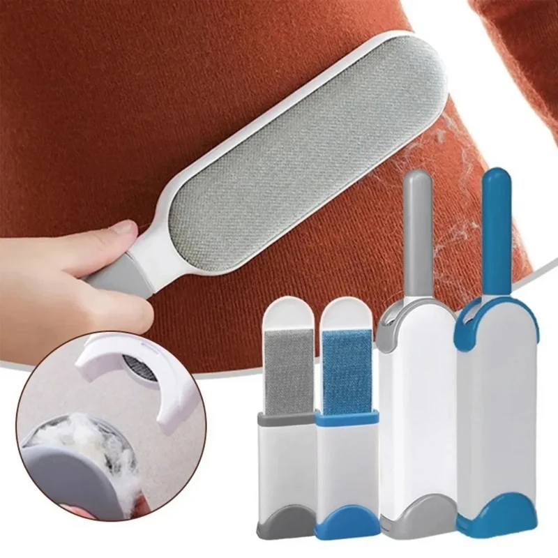 Sweater Cleaning Brush Reusable Static Dusting Cleaning Brushes for Sofa Carpet Pet Cat Hair Fur Roller Brush Manual Cleaner