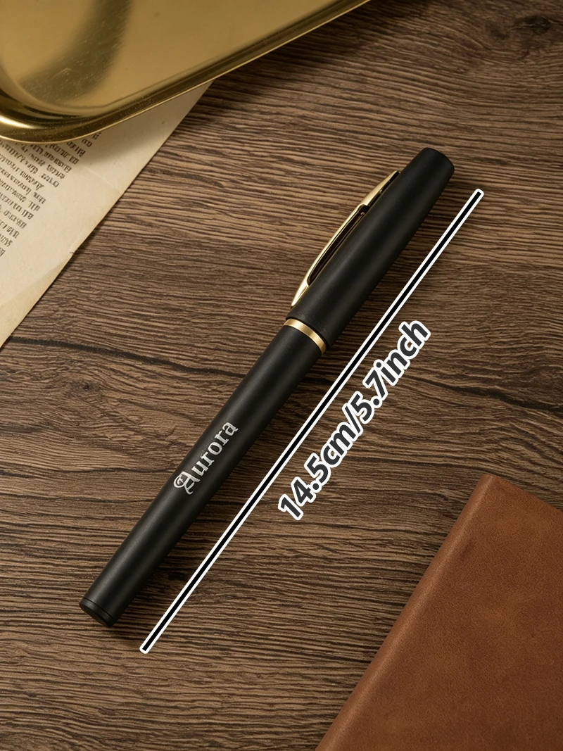 Matte Black Gold Custom UV Printed Ballpoint Pen Personalized Full Color Name Aesthetic Stationery for School Graduation Gifts