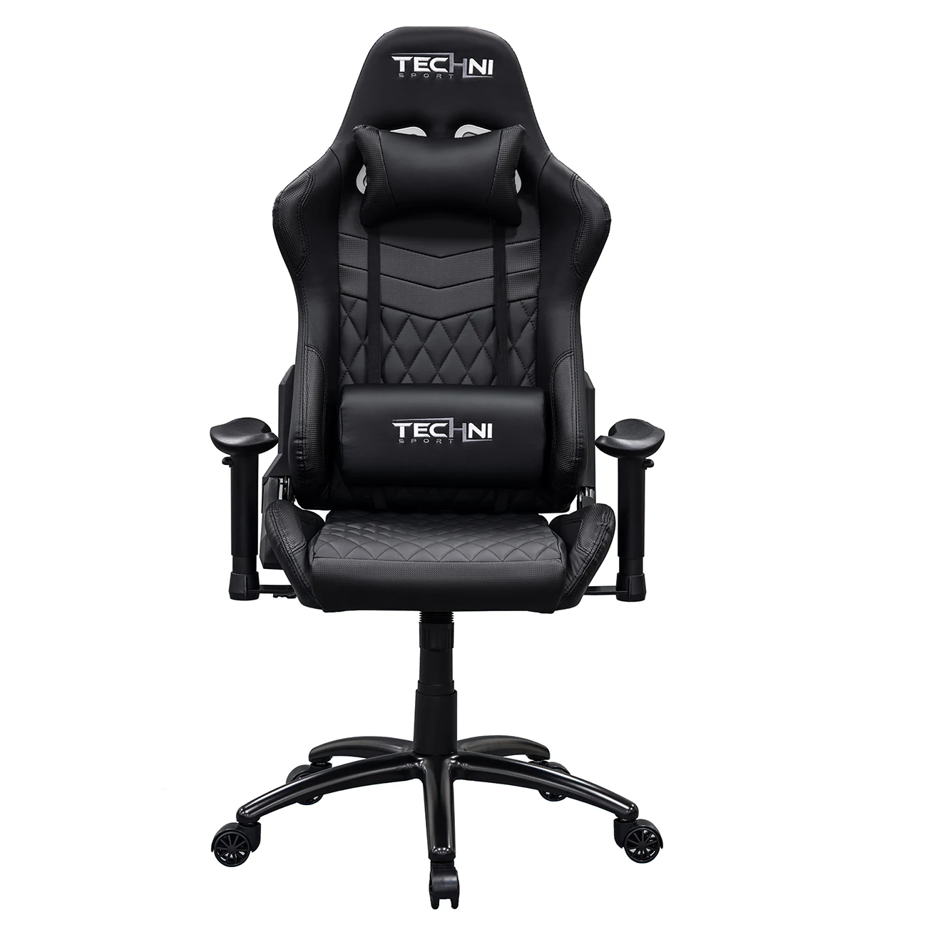 

High-Back Racing Style Gaming Chair with Adjustable Height and Reclining Function