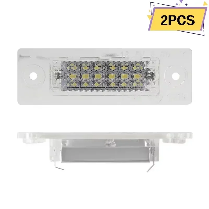 

For VW Passat Cimousint Touran Golf Caddy Jetta MK5 T5 Skoda I License plate Light LED License Number Lamp Assembly With Canbus
