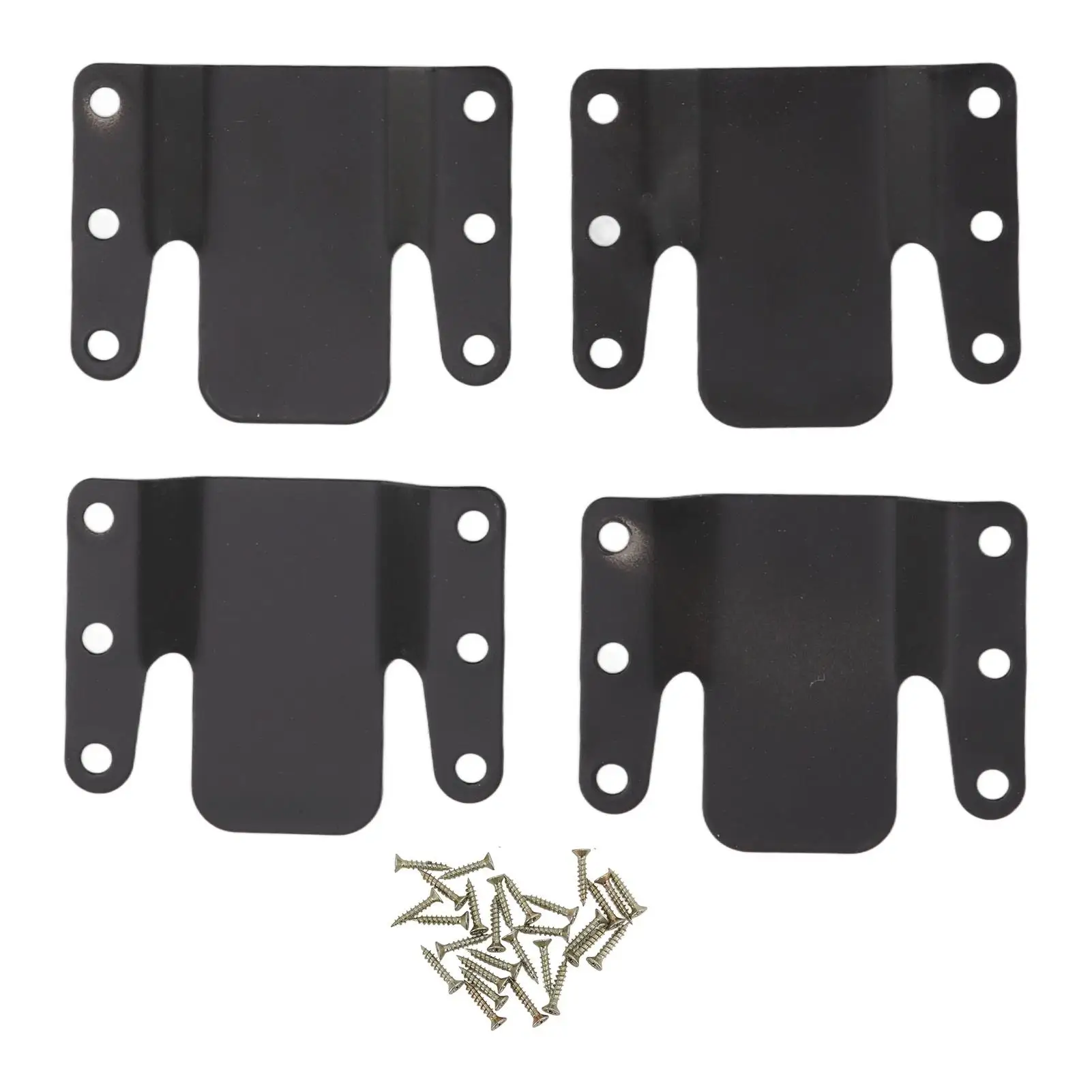 4 Sets Interlocking Couch Brackets Universal Iron 0.5CM for Sectional Sofa - Ideal for home & Dormitory Use