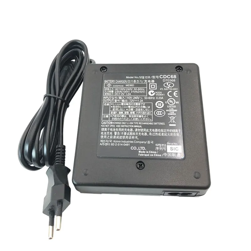 Imagem -02 - Carregador Duplo para Sokk-ia Bdc46 Bdc58 Bdc70 Bateria para Grupo fx cx sx dx es ps Estações Totais do Sistema Operacional Topografia ue e Eua Plug Cdc68