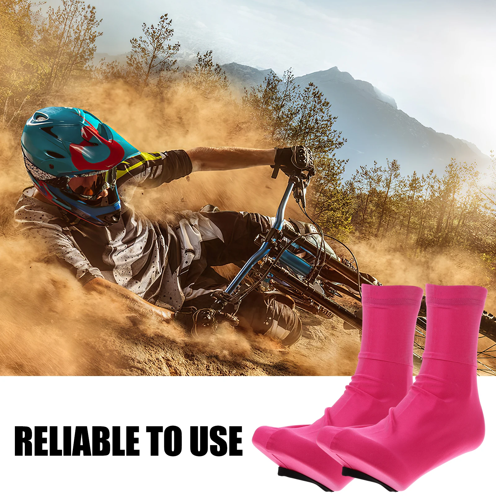 

Shoe Covers Cycling Dustproof Outdoor Overshoes for Men Women Anti-slip Toe Protection Wind Resistance Heat Preservation