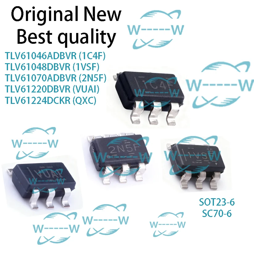(10-50 PCS) TLV61046ADBVR 1C4F TLV61048DBVR 1VSF TLV61070ADBVR 2N5F TLV61220DBVR VUAI TLV61224DCKR QXC TLV61046A TLV61070A IC