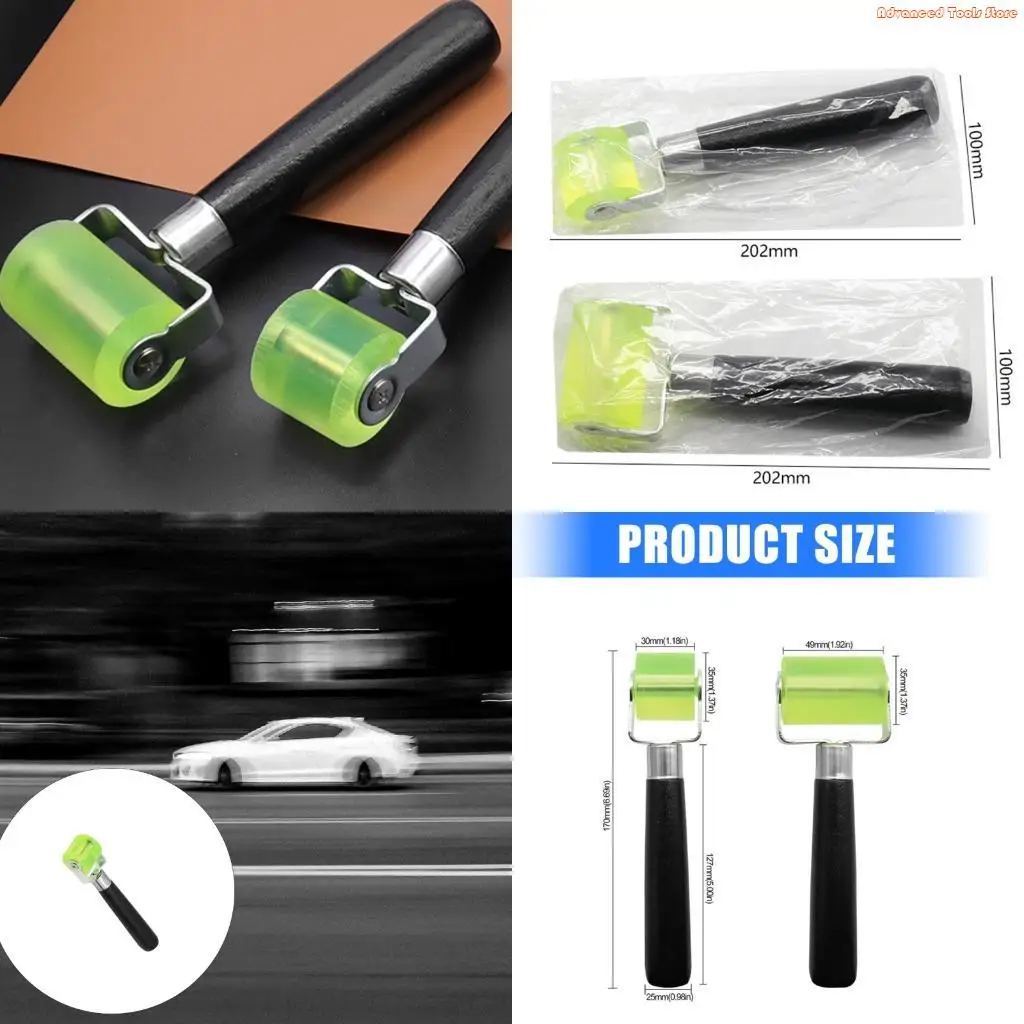 

Thickened Car Sound Deadener Roller Tool With Long Handle Adhesive Matting Roller For Wallpaper Bubble Elimination W91B