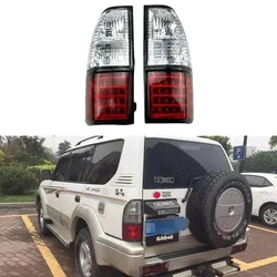 For Toyota Land Cruiser Prado J90 LC90 LC95 2700 3400 1996-2002 modified LED Rear Tail Light Assembly Stop Lights Rear lamp