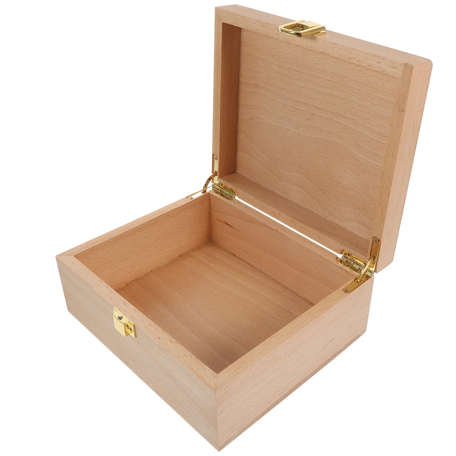 

1 шт. Премиум-класса шкатулка для украшений из массива дерева, изысканная деревянная подарочная коробка для колец, ожерелий, браслетов, мелких ценностей, декор для дома