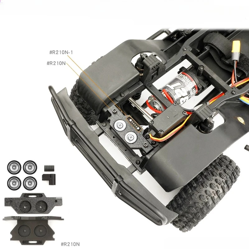 Simulated Magnetic Suction Quick Disassembly Car Shell Pillar for 1/10 RC Crawler Car Traxxas YK4107 Accessories