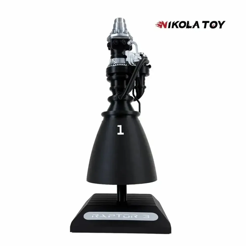 NIKOLATOY SpaceX Starship Raptor motor humidificador función ornamento cohete modelo NASA colección de impresión 3D juguetes niño regalo