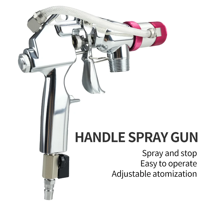 Zhuitu Real Stone Paint Spray Gun Cement Mortar Waterproof Lacquer Stainless Steel Airless Spray Gun Paint Tools