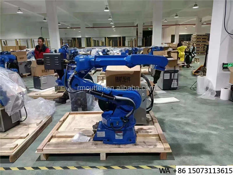 6축 PLC 제어 자동 산업용 용접 로봇 암 - 레일 및 포지셔너 포함