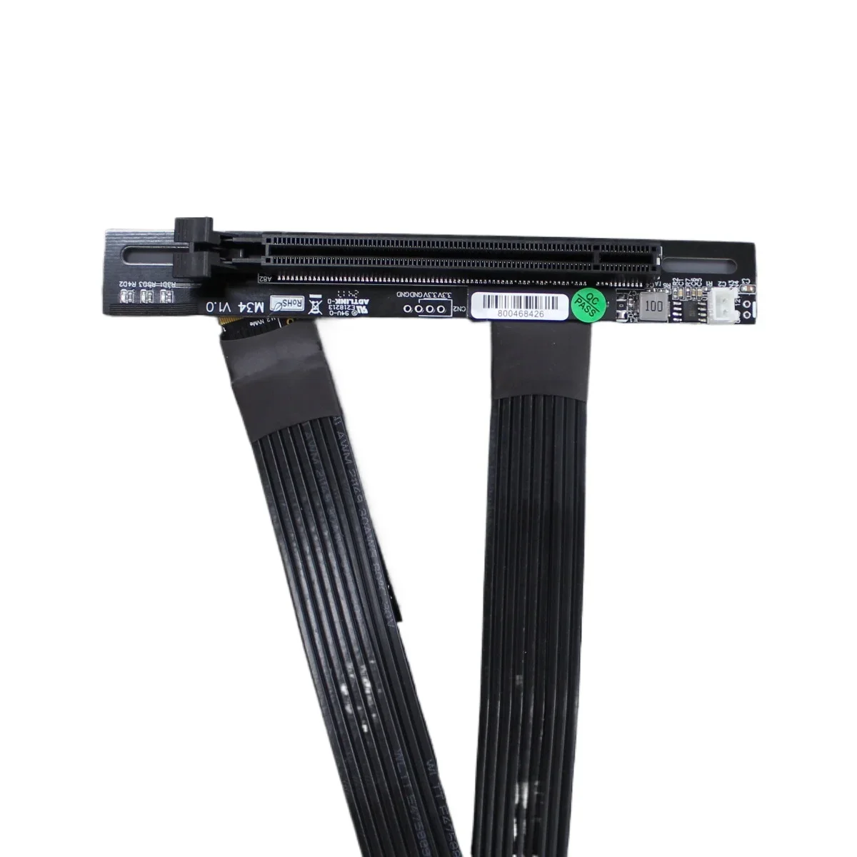 FOR ADT PCIe X4 4.0 M.2 NGFF NVMe Adapter X16 Graphics Card Extension Cable DC Power Boost