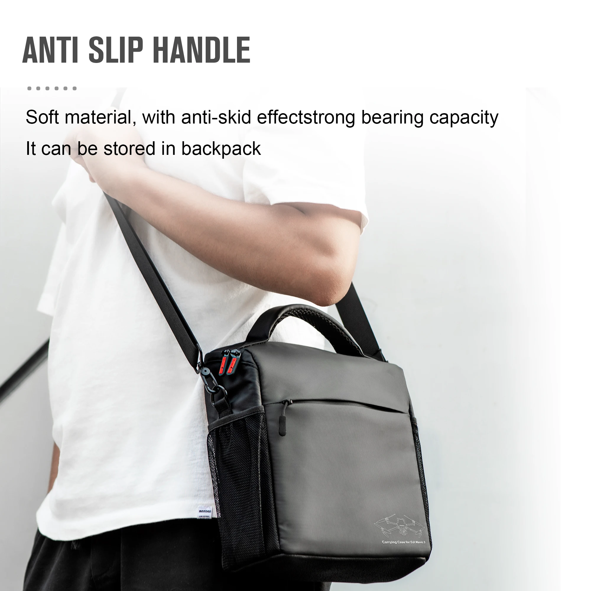 

Mavic 3 Portable Backpack Waterproof Suitcase Outdoor Travel Shoulder Bag DIY Liner for DJI Air 2s /Mini 3 pro Bag