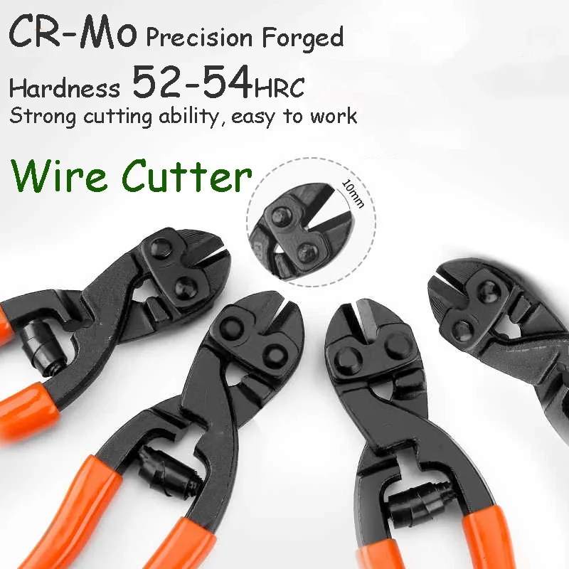 

8 inch Light Wire Cutting Pliers Wire Rope Cutting Pliers Wire Pliers Wire Rope Mini Power Pliers Lock Cutting Pliers