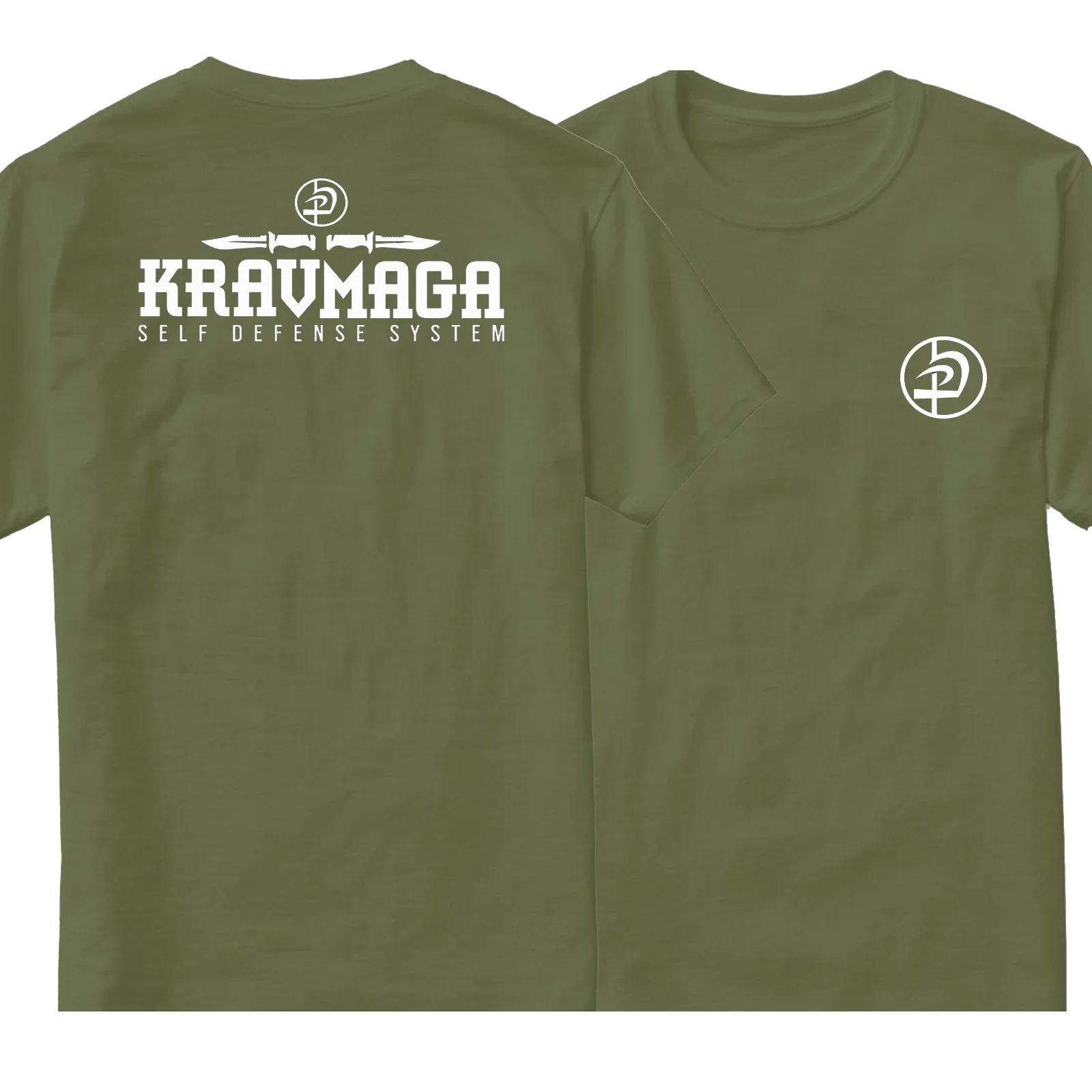 Summer Cotton Short Sleeve O-Neck Mens T Shirt New S-5XL Krav Maga.  Self Defense Combat System Fighting Training TShirt.