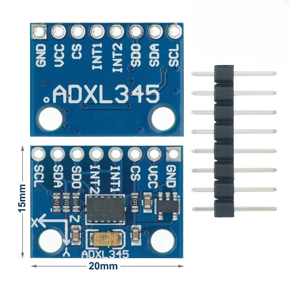 GY-291 ADXL345 3-Axis Digital Gravity Sensor Acceleration Module IIC SPI Transmission