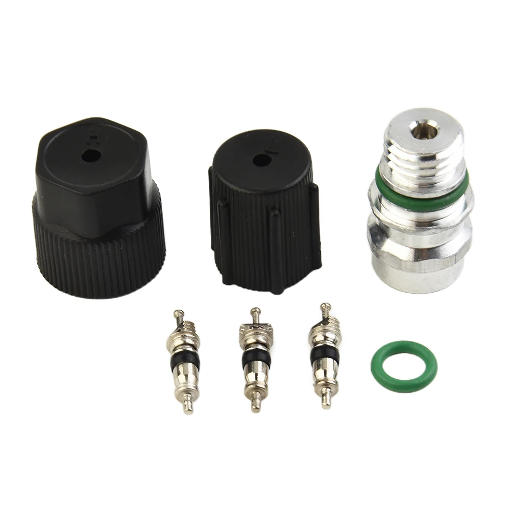Practical A/C Cap A/C Valve A/C System Accessories Air Conditioning O-Rings Parts R-134a Replacements Seal Kit