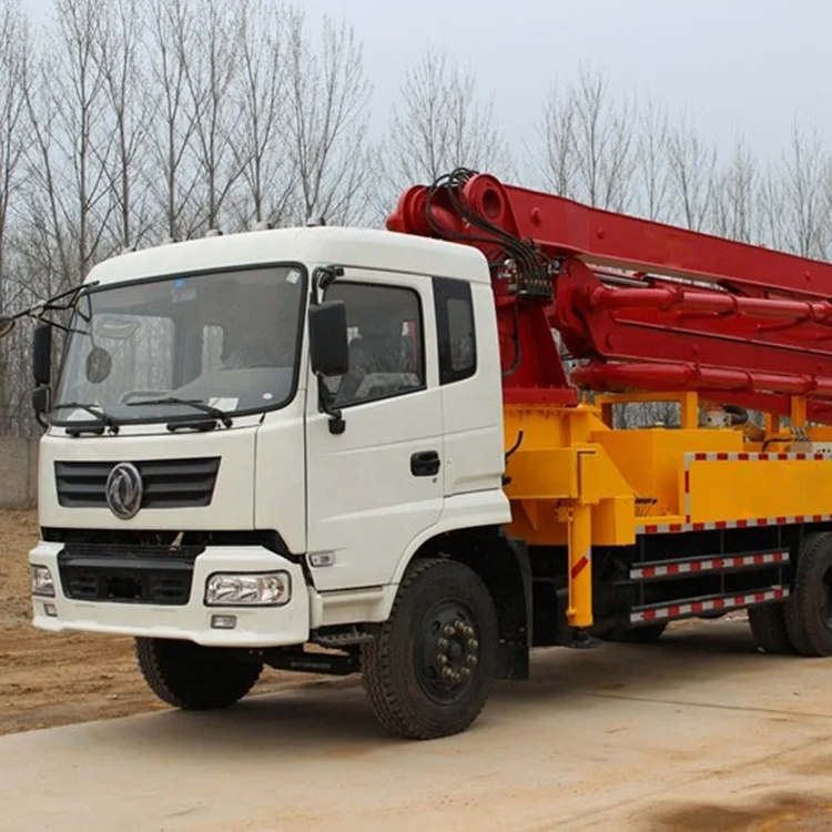 Brand New SQ52-XR Truck Mounted Concrete Placing Boom Pump Truck Good Quality 20m-50m 180m³/h Output Powerful Machine Hot Sale