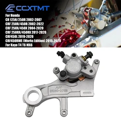 Motorcycle Rear Brake Caliper With Brake Pads For Honda CR125R CR250R 2002-2007 CRF250R CRF450R 2002-2022 CRF450X CRF250X