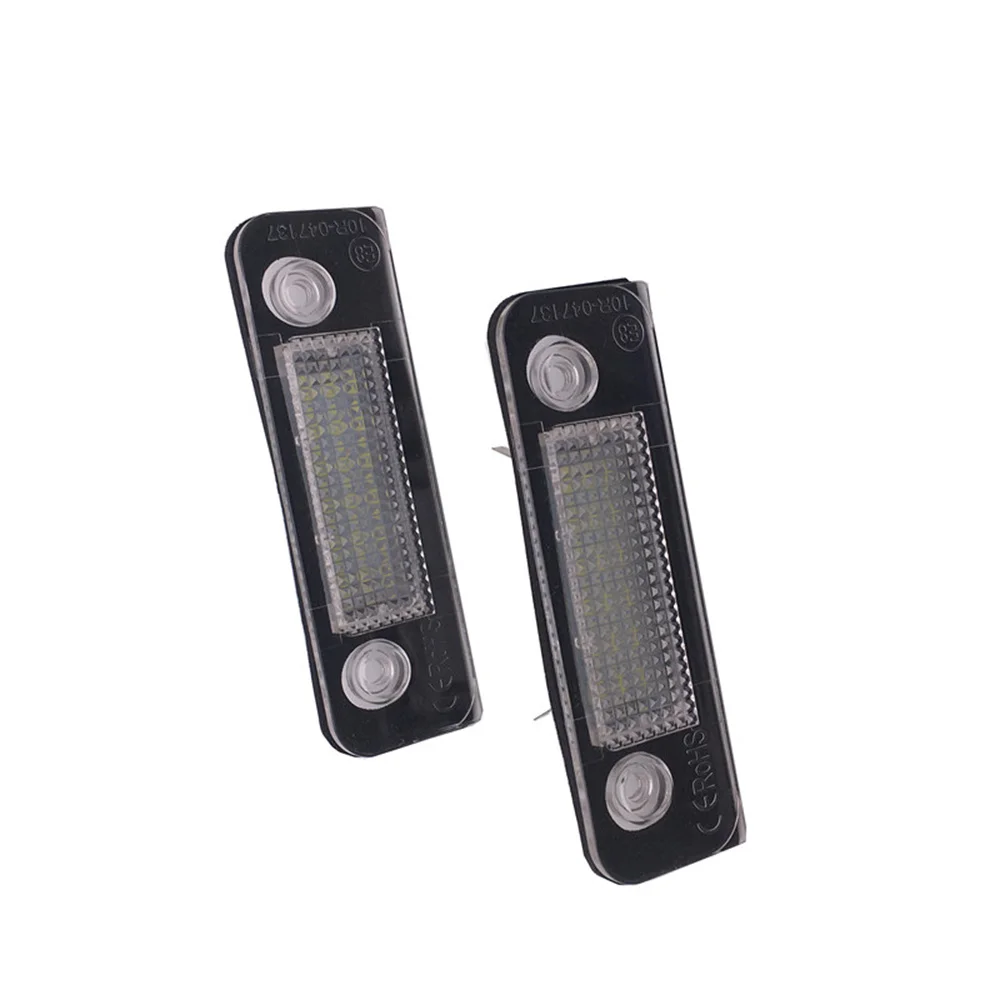 

2X White Car LED License Plate Lights 12V For Ford Fusion for Mondeo/MK2 for Fiesta MK5 332916 1021802 96BG13550AB 2S6113550AA