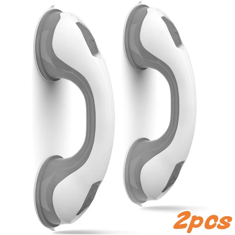

New Shower Handle Grab Bars Ultra Grip Dual Locking Safety Suction Cups Helping Handle Anti Slip Support for Toilet Bathroom