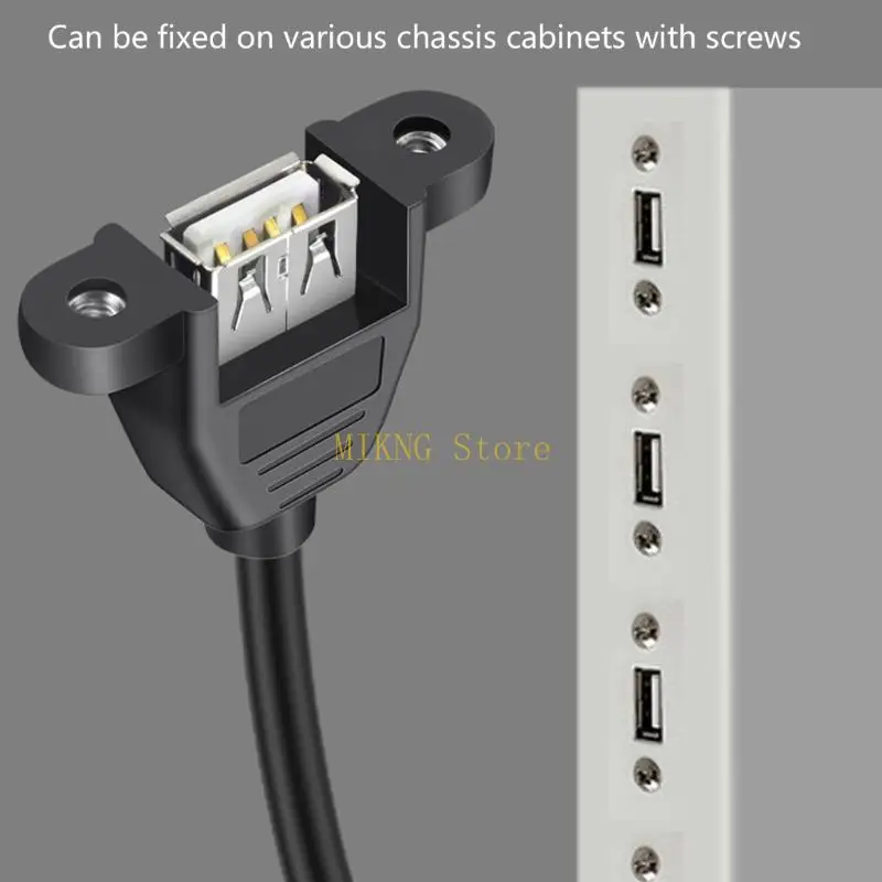 USB 2.0 Extension Cable Fast Speed With Panel Mount Option, Male To Female Cord best sale
