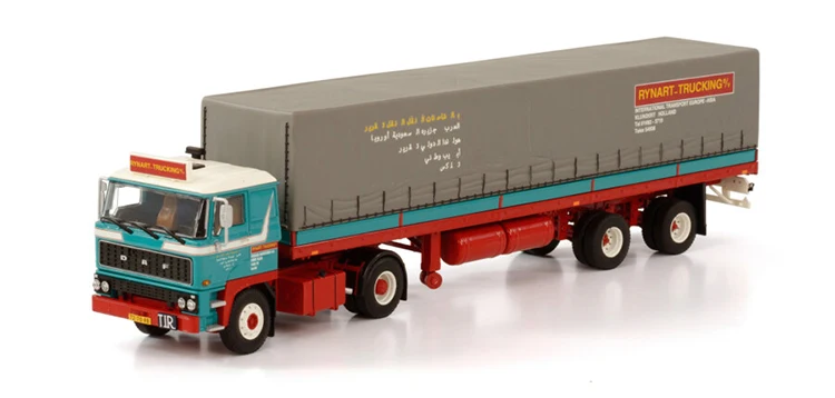 

Alloy Model WSI 1:50 Scale DAF 2800 4x2 Axle Tractor,Curtain Tarpaulin Transport Truck Vehicle Diecast Toy Model 01-3768